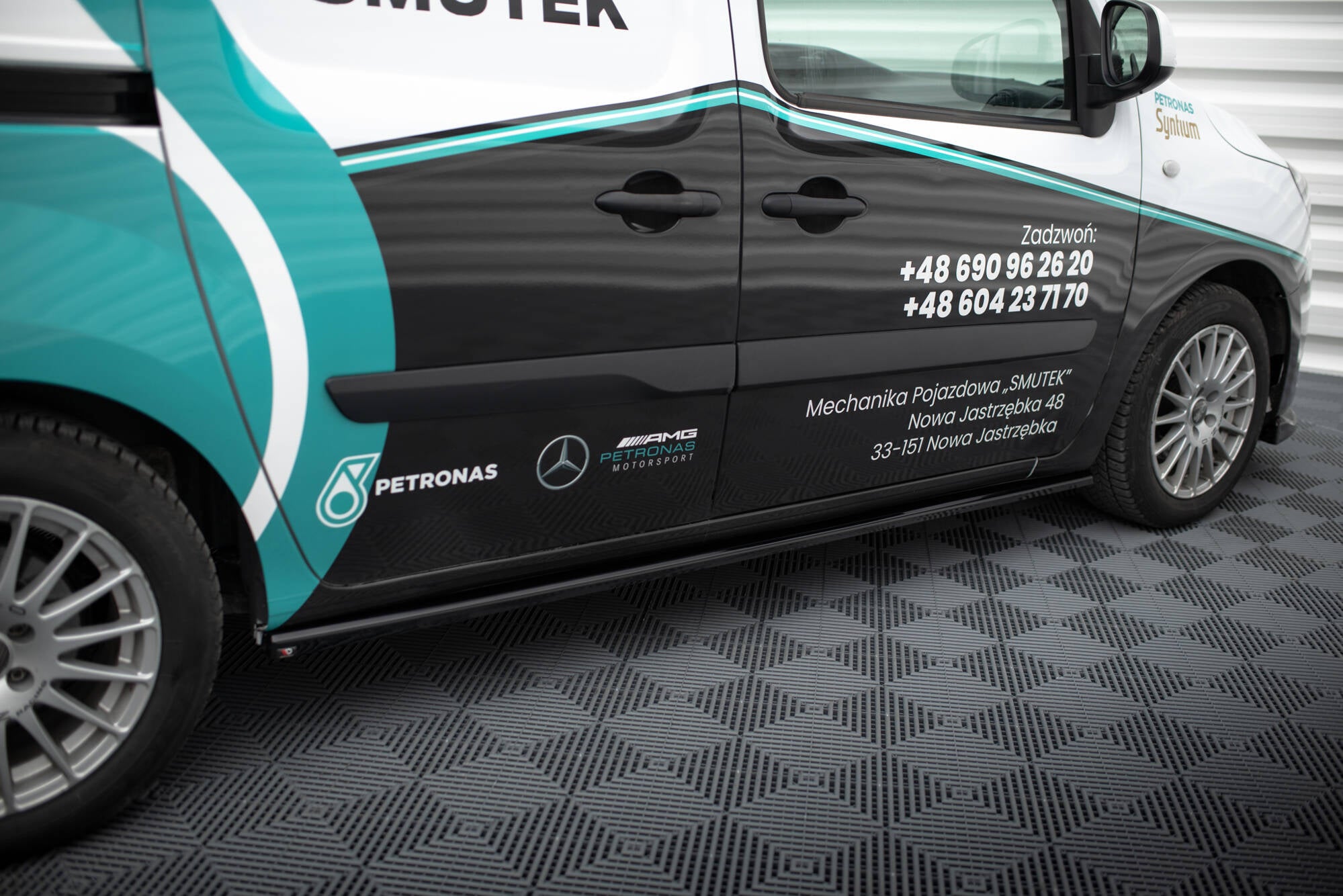 Maxton Design Street+ Seitenschweller Leisten passend für Mercedes-Benz Citan W415 schwarz Hochglanz