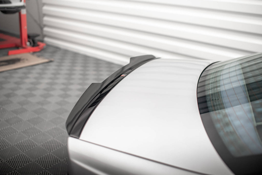 Maxton Design Spoiler CAP V.2 passend für BMW 3er Coupe E46 schwarz Hochglanz