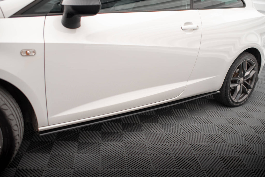 Maxton Design Street Pro Street+ Seitenschweller Leisten passend für Seat Ibiza Cupra Sport Coupe Mk4