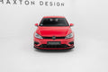 Maxton Design Street+ Spoilerlippe Front Ansatz V.1 passend für VW Golf R / R-Line Mk7 Facelift schwarz Hochglanz