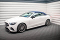 Maxton Design Street+ Seitenschweller Leisten passend für Mercedes-Benz E-Klasse W213 Coupe (C238) / Cabriolet (A238) AMG-Line / 53 AMG schwarz Hochglanz