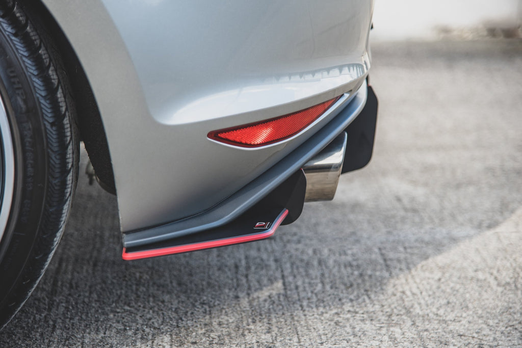 Maxton Design Street Pro Heck Ansatz Flaps Diffusor passend für L + R V.1 VW Golf 7 GTI