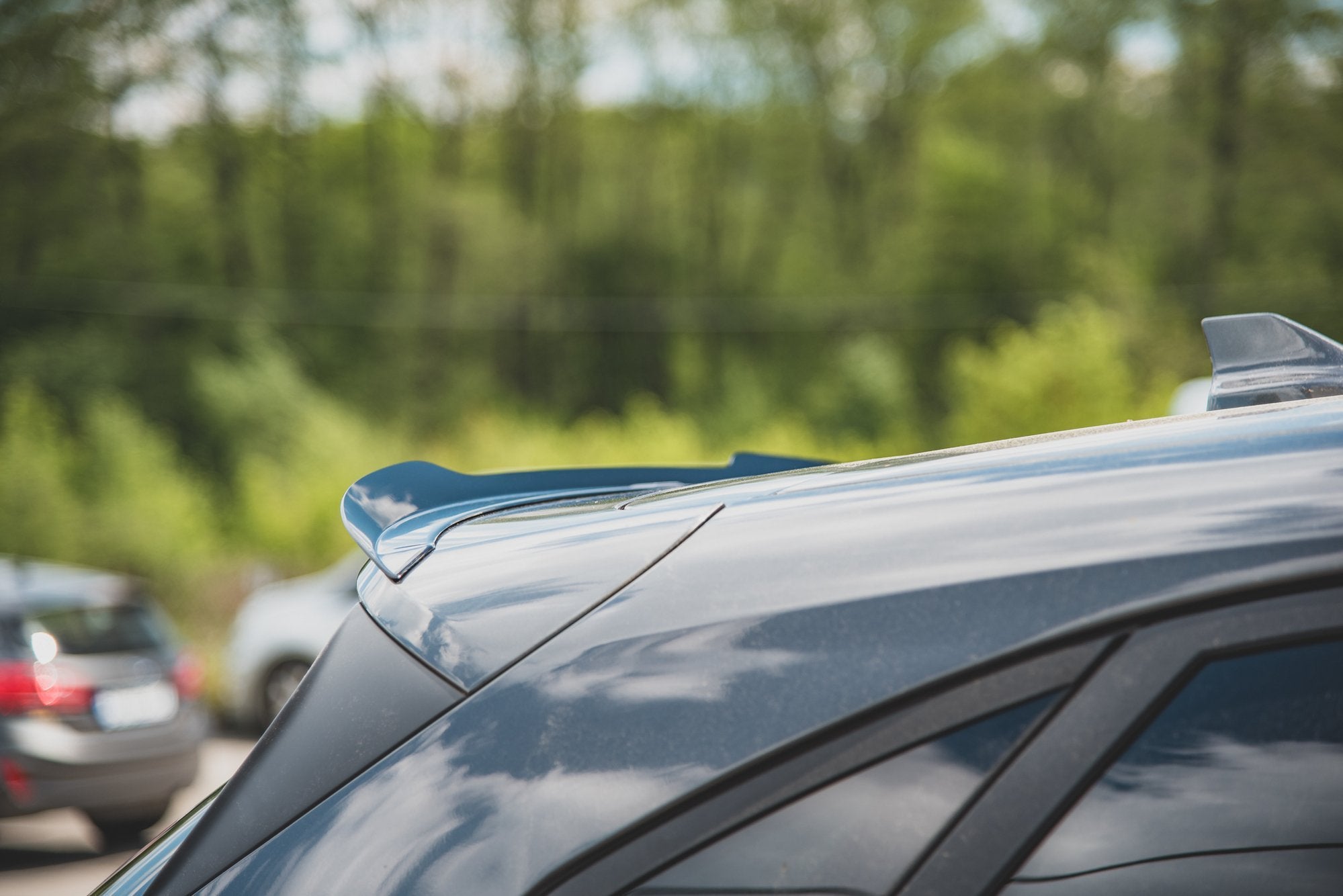 Maxton Design Spoiler CAP passend für Ford Puma Mk1 schwarz Hochglanz