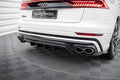 Maxton Design Street+ Mittlerer Diffusor RACE passend für Audi SQ8 Mk1 schwarz Hochglanz