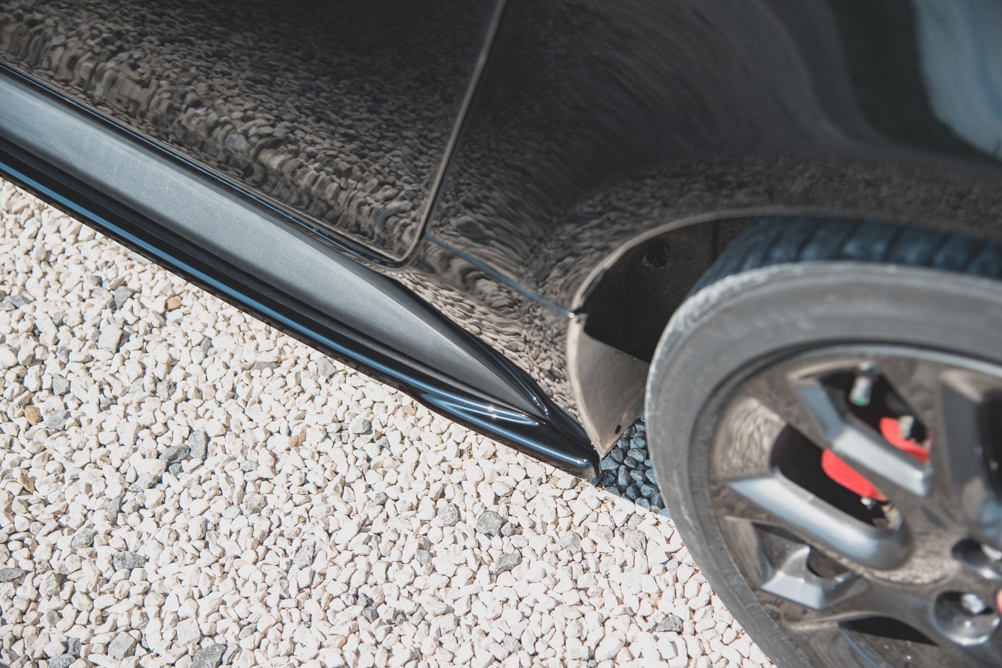 Maxton Design Street+ Seitenschweller Leisten passend für Abarth 124 Spider schwarz Hochglanz
