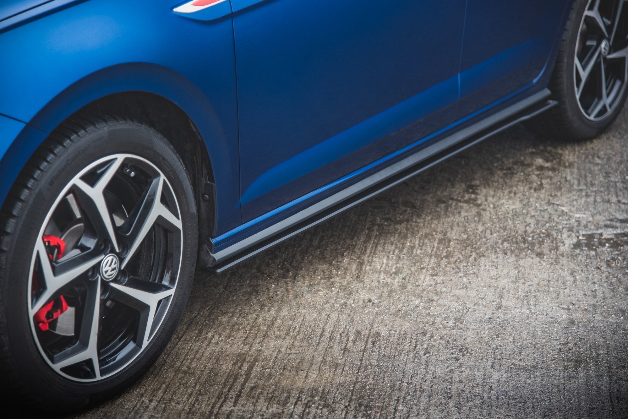 Maxton Design Street Pro Street+ Seitenschweller Leisten passend für VW Polo GTI Mk6