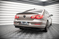 Maxton Design Street+ Mittlerer Diffusor RACE passend für VW Passat CC schwarz Hochglanz