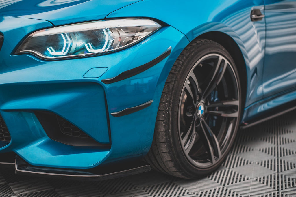 Maxton Design Stoßstangen Flaps Wings vorne Canards passend für BMW M2 F87