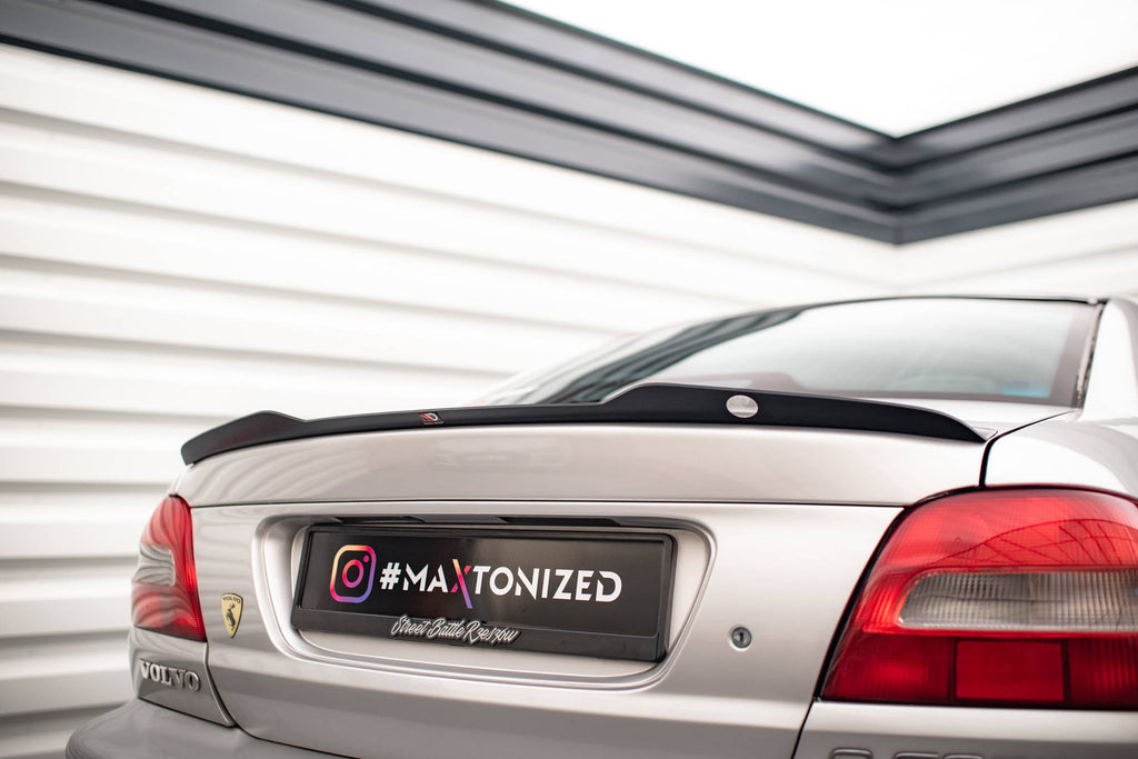 Maxton Design Spoiler CAP passend für Volvo C70 Mk1 schwarz Hochglanz