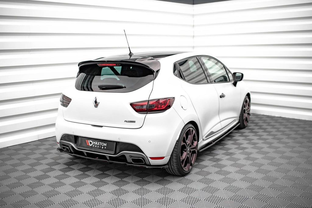 Maxton Design Street+ Mittlerer Diffusor RACE passend für Renault Clio RS Mk4 schwarz Hochglanz