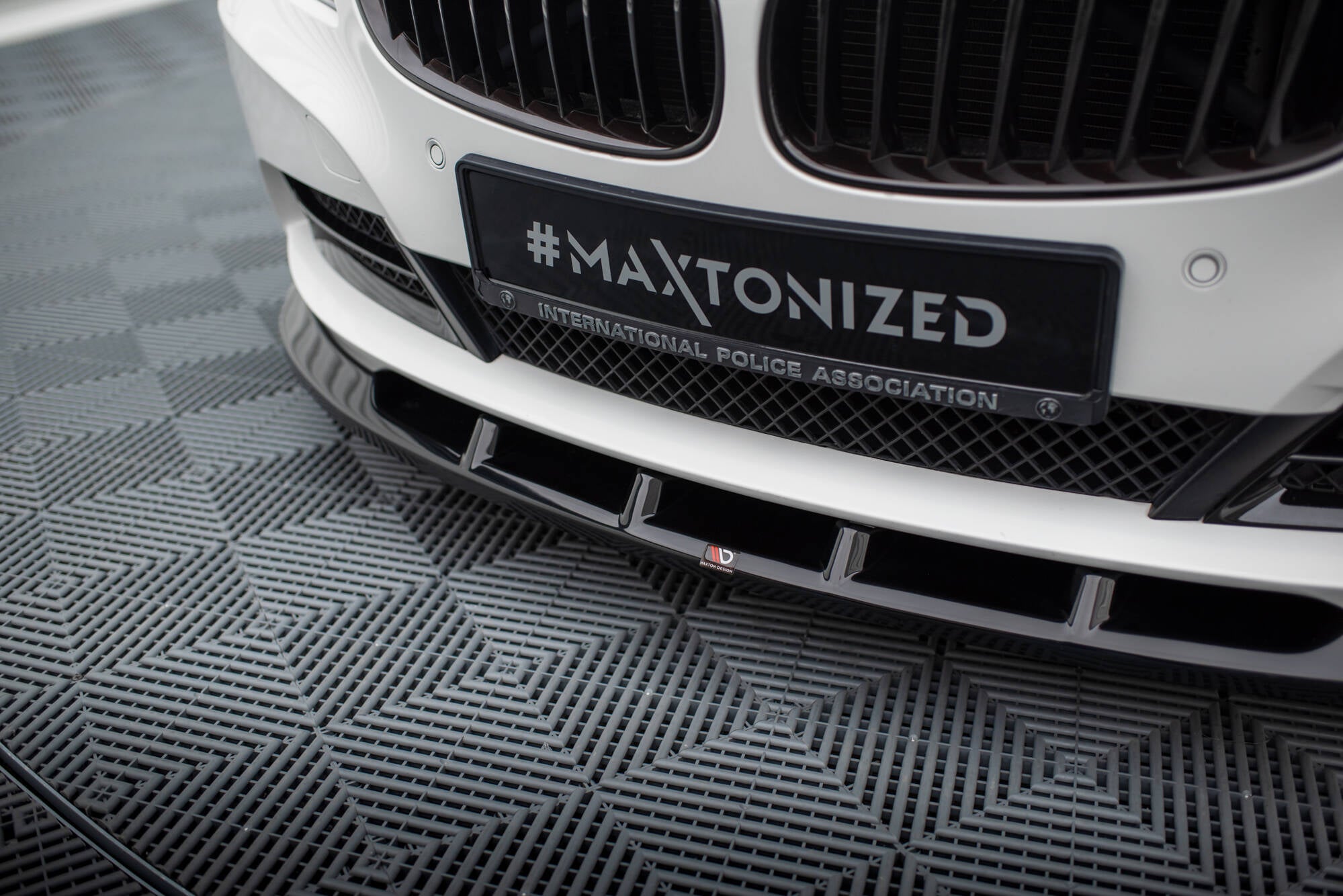 Maxton Design Street+ Spoilerlippe Front Ansatz V.1 passend für BMW Z4 E89 schwarz Hochglanz
