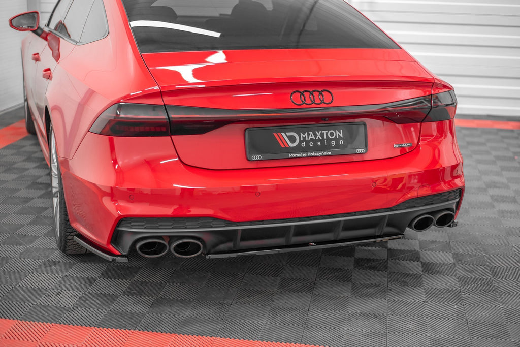 Maxton Design Heckansatz Audi S7 C8 schwarz Hochglanz für Audi A7