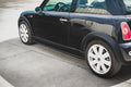 Maxton Design Street+ Seitenschweller Leisten passend für Mini Cooper / One R50 schwarz Hochglanz