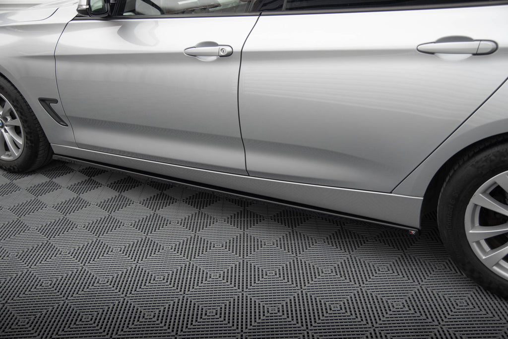 Maxton Design Street+ Seitenschweller Leisten passend für BMW 3er GT F34 schwarz Hochglanz