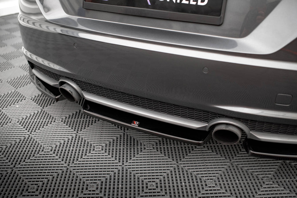 Maxton Design Heckansatz Audi TT S-Line 8S schwarz Hochglanz für Audi TT