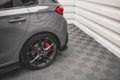 Maxton Design Heck Ansatz Flaps Diffusor V.2 passend für Hyundai I30 N Hatchback Mk3 Facelift schwarz Hochglanz