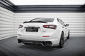 Maxton Design Street+ Mittlerer Diffusor RACE passend für Maserati Ghibli Mk3 Facelift schwarz Hochglanz