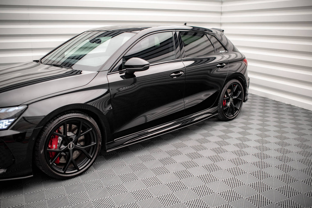 Maxton Design Street Pro Street+ Seitenschweller Leisten passend für Audi RS3 Sportback 8Y