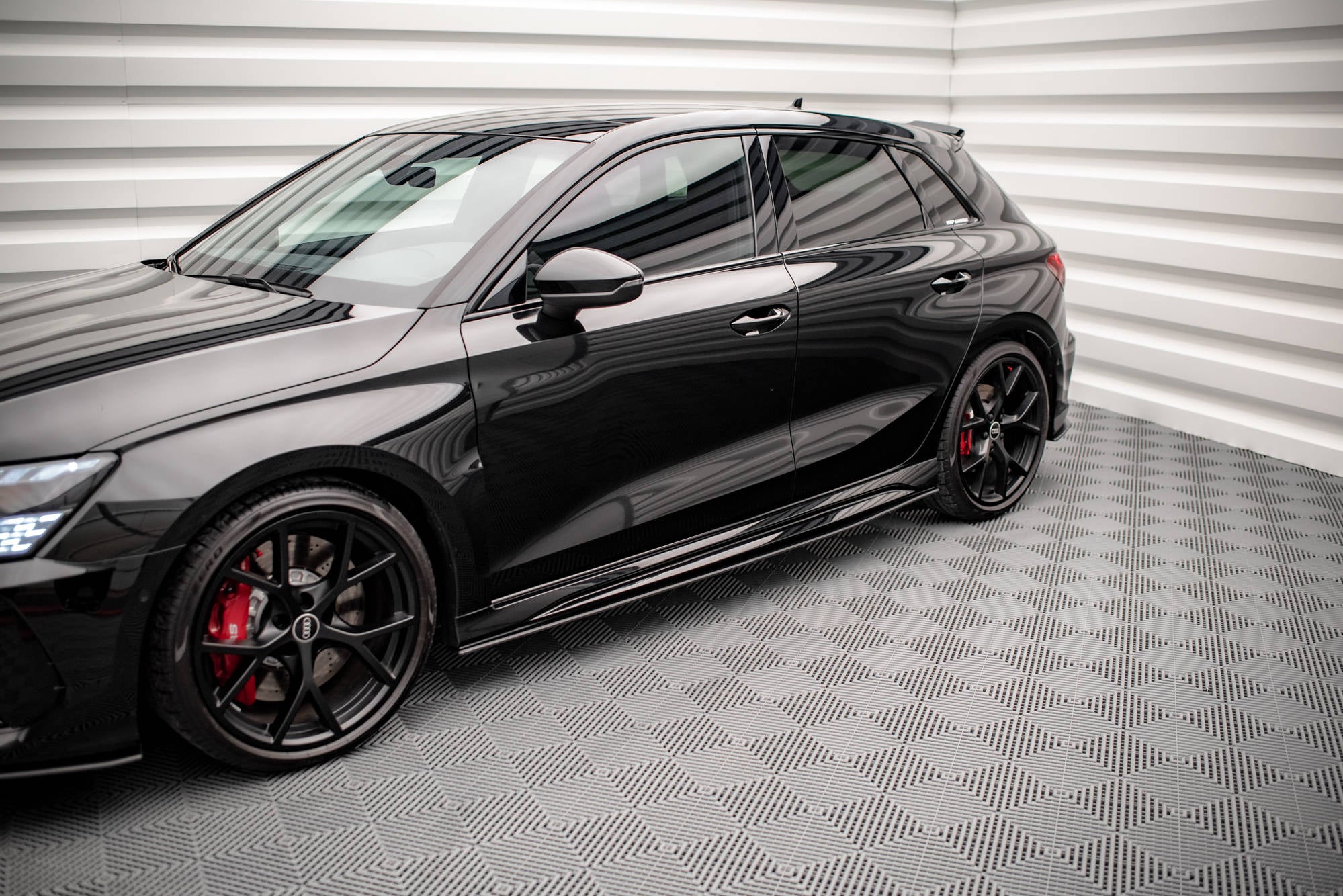 Maxton Design Street Pro Street+ Seitenschweller Leisten passend für Audi RS3 Sportback 8Y