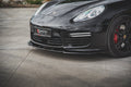 Maxton Design Street+ Spoilerlippe Front Ansatz V.1 passend für Porsche Panamera Turbo 970 Facelift schwarz Hochglanz