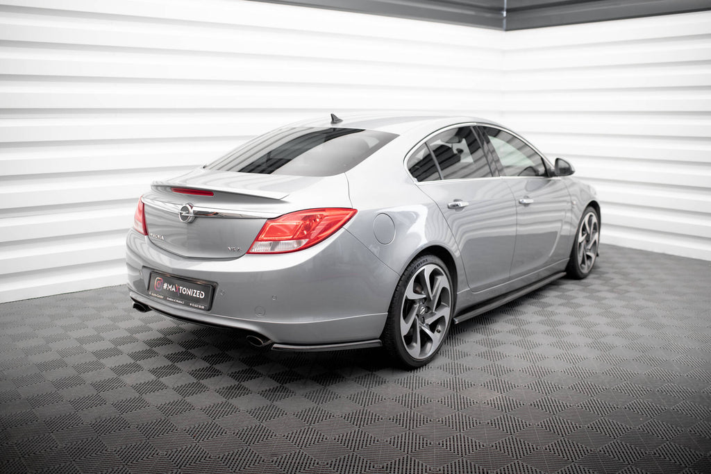 Maxton Design Heck Ansatz Flaps Diffusor passend für Opel Insignia OPC-Line Mk1 schwarz Hochglanz