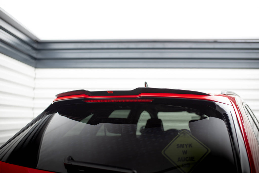Maxton Design Spoiler CAP passend für Audi RS4 B9 Avant schwarz Hochglanz