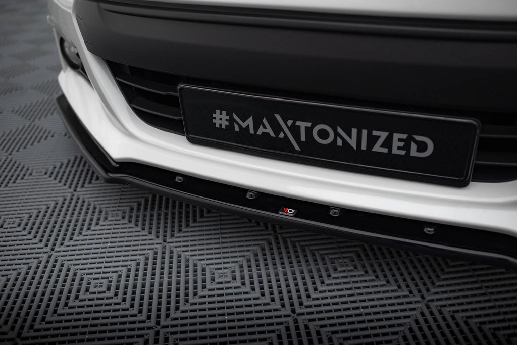 Maxton Design Street+ Spoilerlippe Front Ansatz V.4 passend für Subaru BRZ Mk1 schwarz Hochglanz