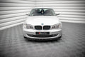Maxton Design Street+ Spoilerlippe Front Ansatz V.3 passend für BMW 1er E81 Facelift schwarz Hochglanz
