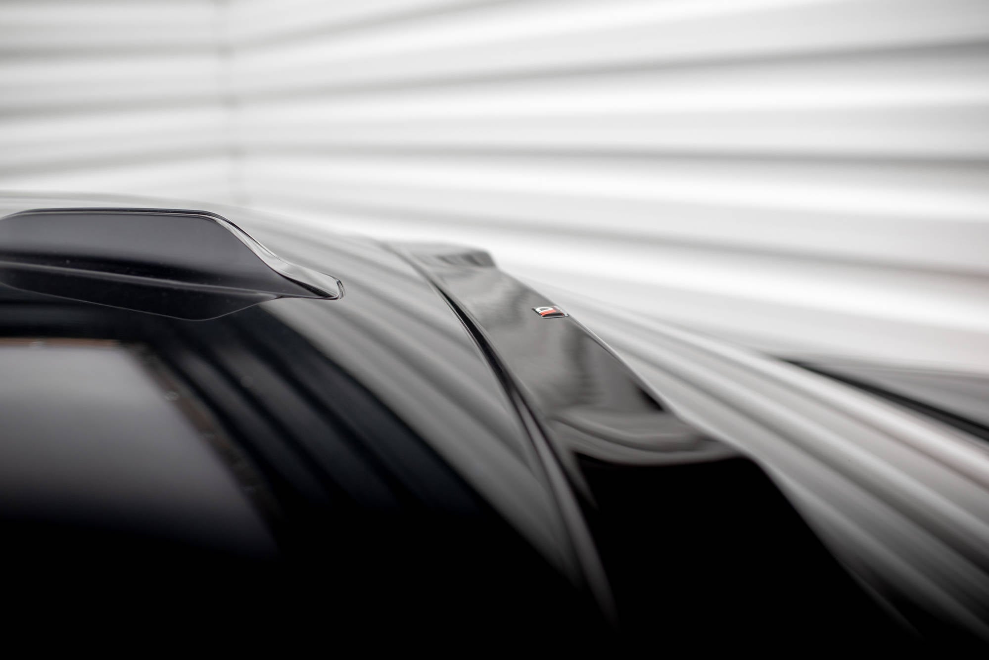 Maxton Design Heckscheiben Spoiler passend für BMW 7 G70 schwarz Hochglanz