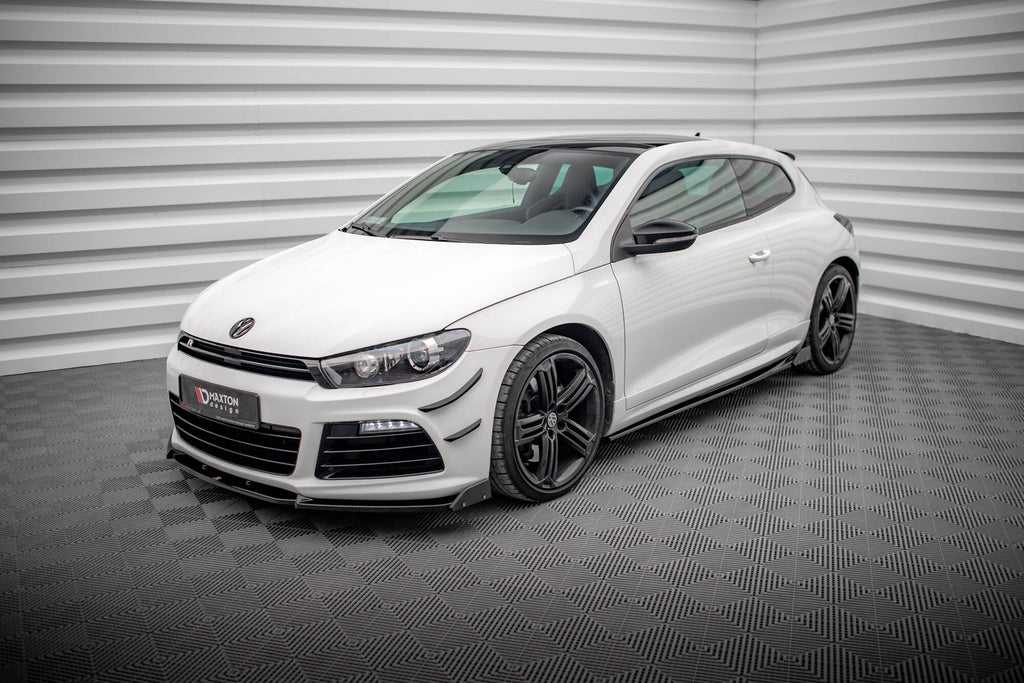 Maxton Design Street+ Seitenschweller Leisten V.2 passend für + Flaps passend für VW Scirocco R Mk3 / Mk3 Facelift