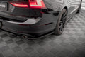 Maxton Design Heck Ansatz Flaps Diffusor passend für Volvo V90 Mk2 schwarz Hochglanz