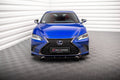 Maxton Design Street+ Spoilerlippe Front Ansatz V.2 passend für Lexus ES F Sport Mk7 schwarz Hochglanz