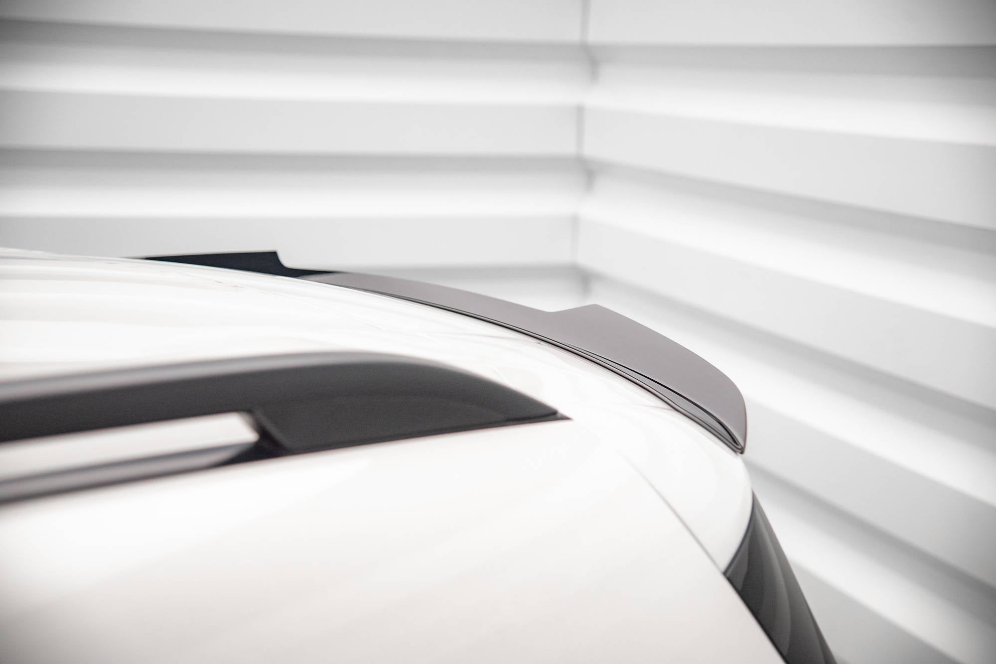 Maxton Design Spoiler CAP passend für Mercedes-Benz GLS AMG-Line X167 Facelift schwarz Hochglanz
