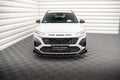 Maxton Design Street+ Spoilerlippe Front Ansatz V.1 passend für Hyundai Kona N Mk1 schwarz Hochglanz