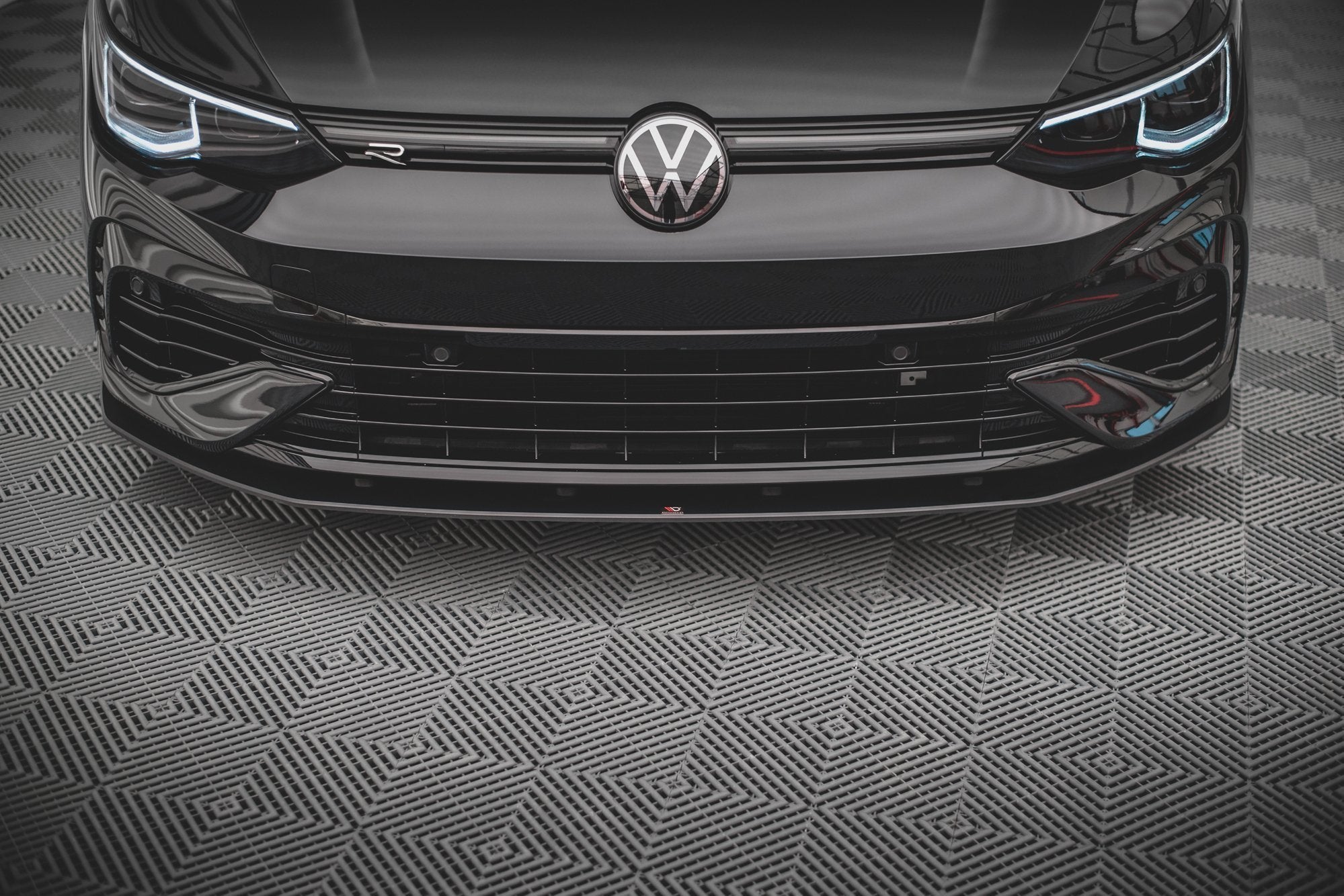 Maxton Design Street Pro Street+ Spoilerlippe Front Ansatz passend für VW Golf R Mk8