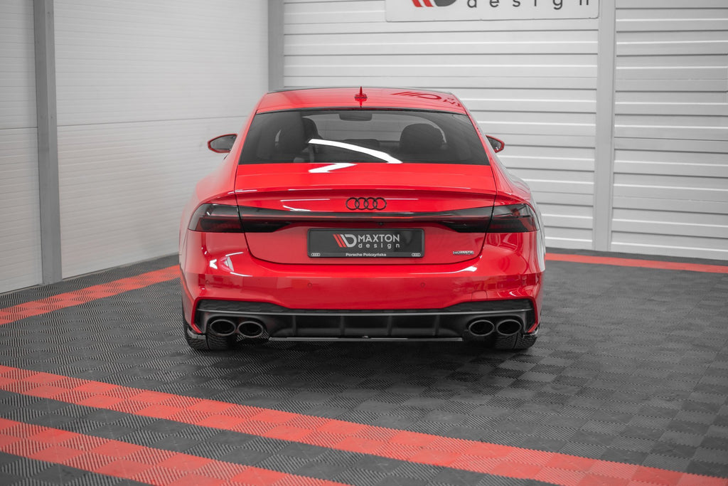 Maxton Design Heckansatz Audi S7 C8 schwarz Hochglanz für Audi A7