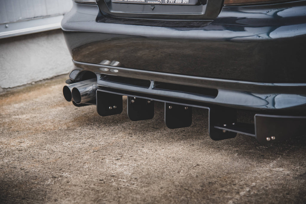 Maxton Design Heckschürze passend für Racing Mitsubishi Galant Avance Mk8