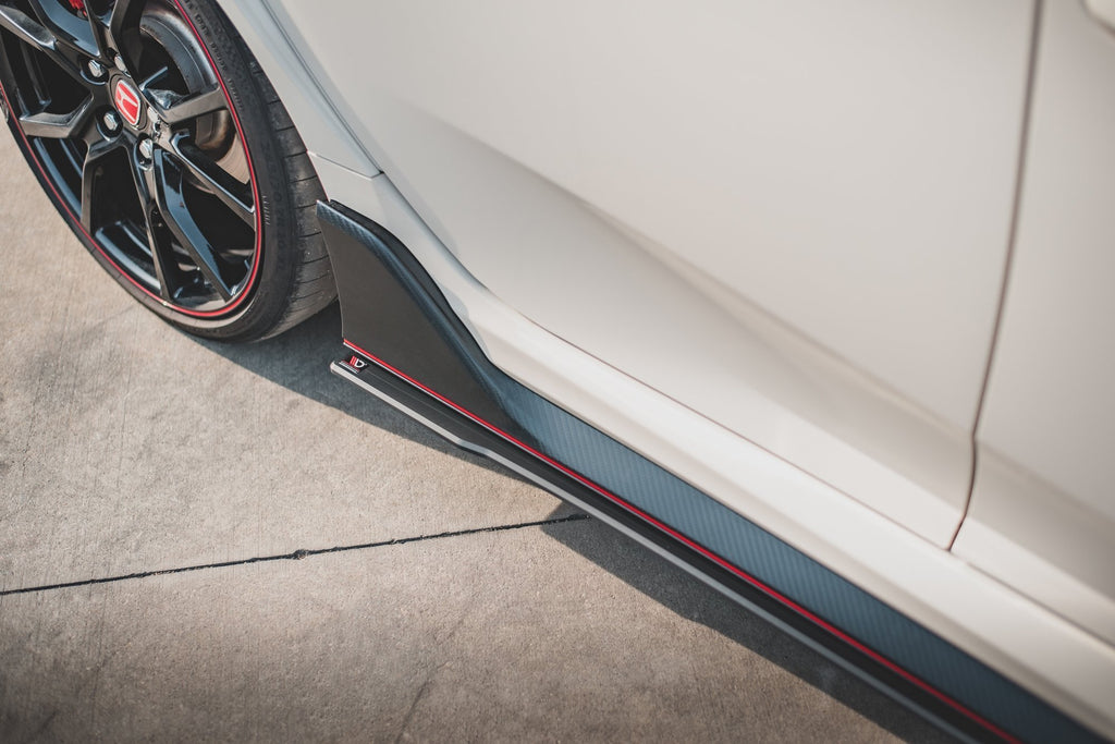 Maxton Design Street Pro Street+ Seitenschweller Leisten V.2 passend für Honda Civic Type-R Mk10 / Mk10 Facelift