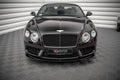 Maxton Design Street+ Spoilerlippe Front Ansatz V.2 passend für Bentley Continental GT V8 S Mk2 schwarz Hochglanz