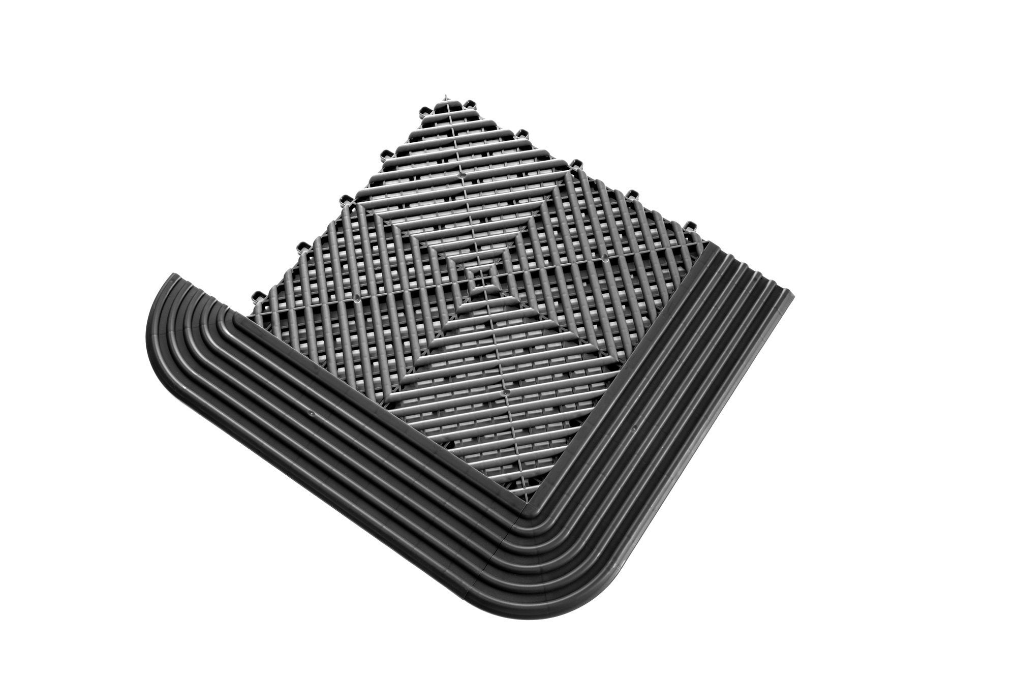 Maxton Design Modularer "MAXTON Floor"- Eckkantenfliese (Männliche Stifte) für MAXTON FLOOR