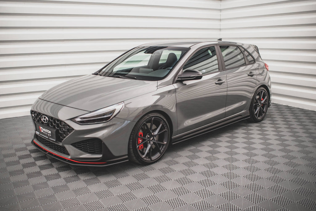 Maxton Design Street Pro Street+ Seitenschweller Leisten V.2 passend für Hyundai I30 N / N-Line Hatchback / Fastback Mk3 / Mk3 Facelift
