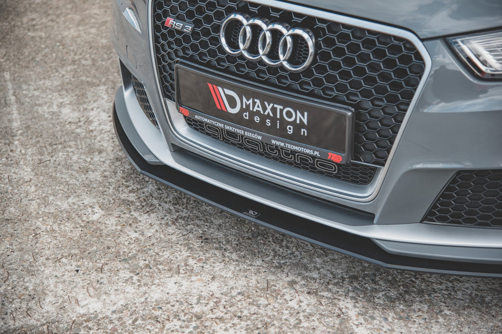 Maxton Design Street Pro Street+ Spoilerlippe Front Ansatz passend für Audi RS3 8V Sportback