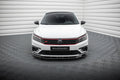Maxton Design Street+ Spoilerlippe Front Ansatz V.2 passend für VW Passat GT B8 Facelift USA schwarz Hochglanz