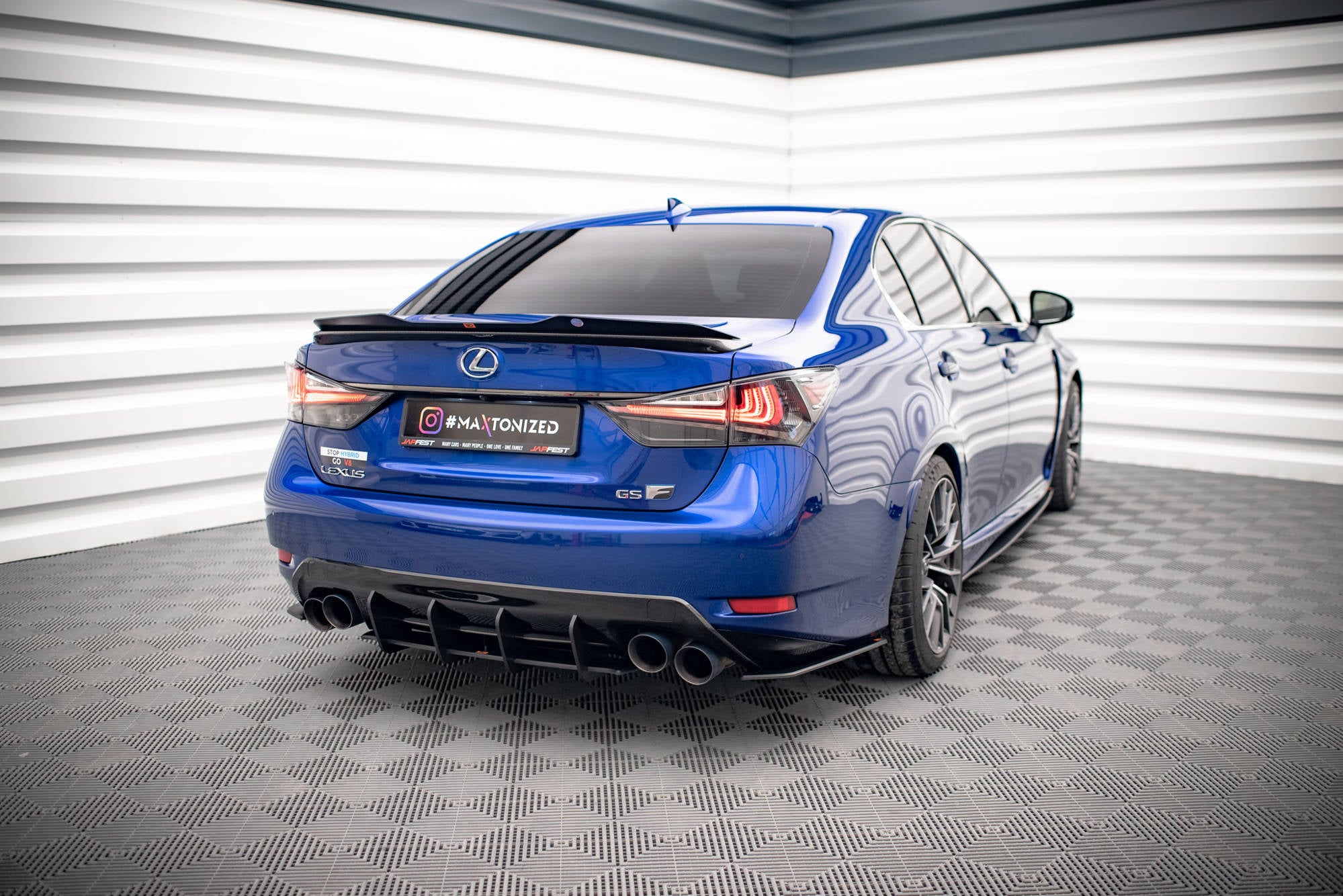 Maxton Design Street Pro Heckschürze passend für Lexus GS F Mk4 Facelift