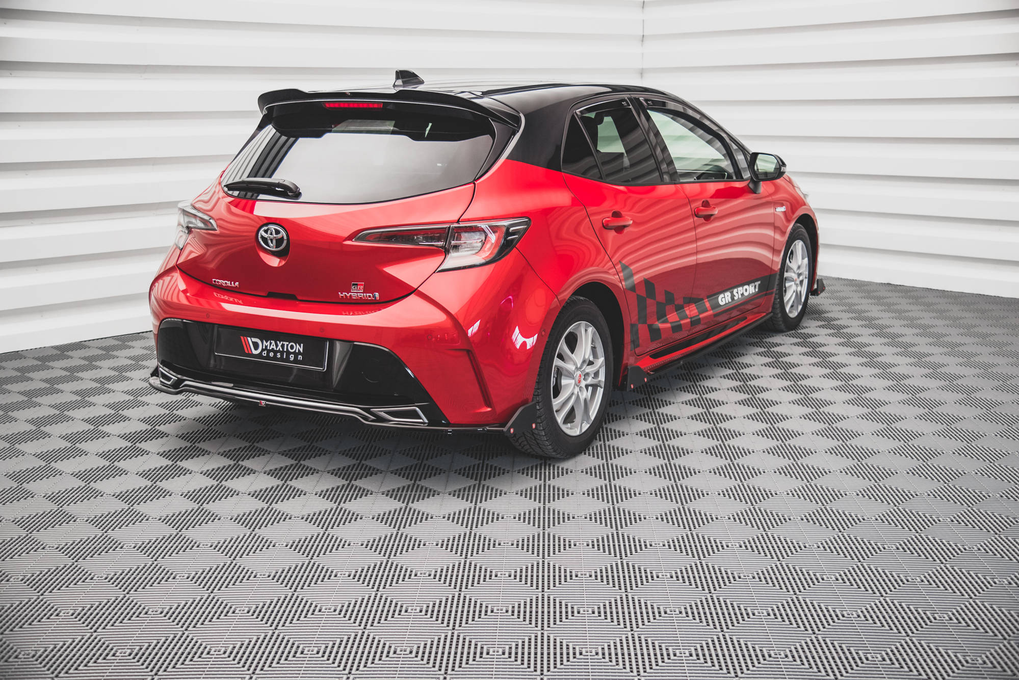 Maxton Design Heckansatz + Flaps Toyota Corolla GR Sport Hatchback XII für Toyota Corolla XII [2019- 2023]