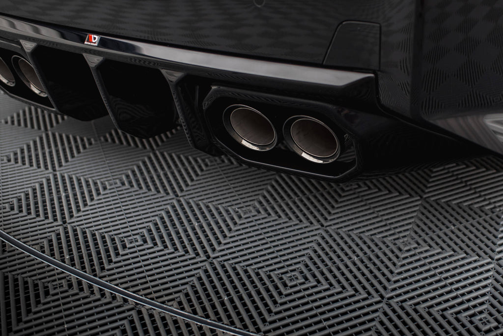 Maxton Design Diffusor Heck Ansatz V.2 passend für BMW M2 G87 schwarz Hochglanz
