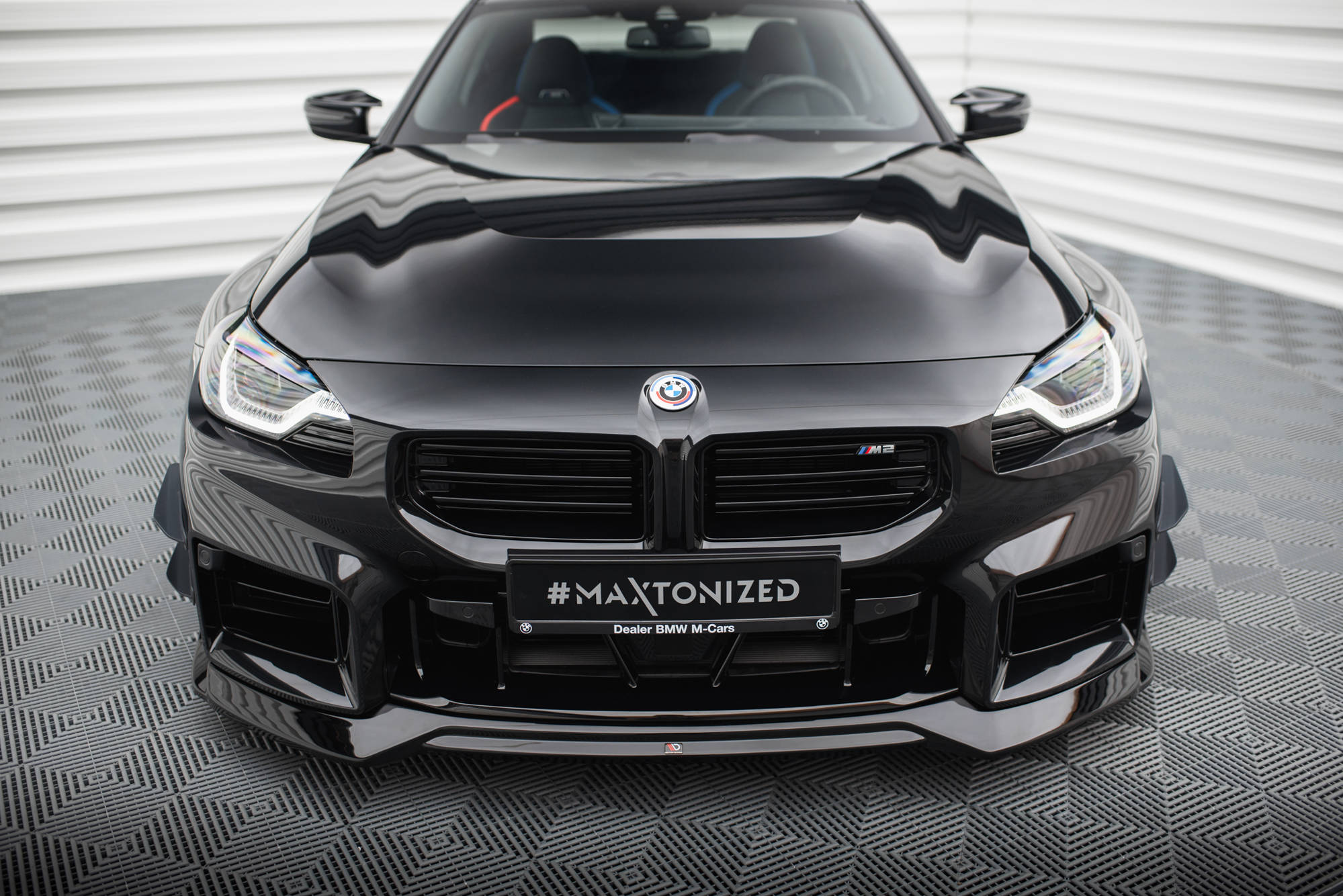 Maxton Design Stoßstangen Flaps Wings vorne Canards passend für BMW M2 G87