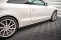 Maxton Design Street+ Seitenschweller Leisten V.2 passend für Audi A5 / A5 S-Line / S5 Coupe 8T schwarz Hochglanz
