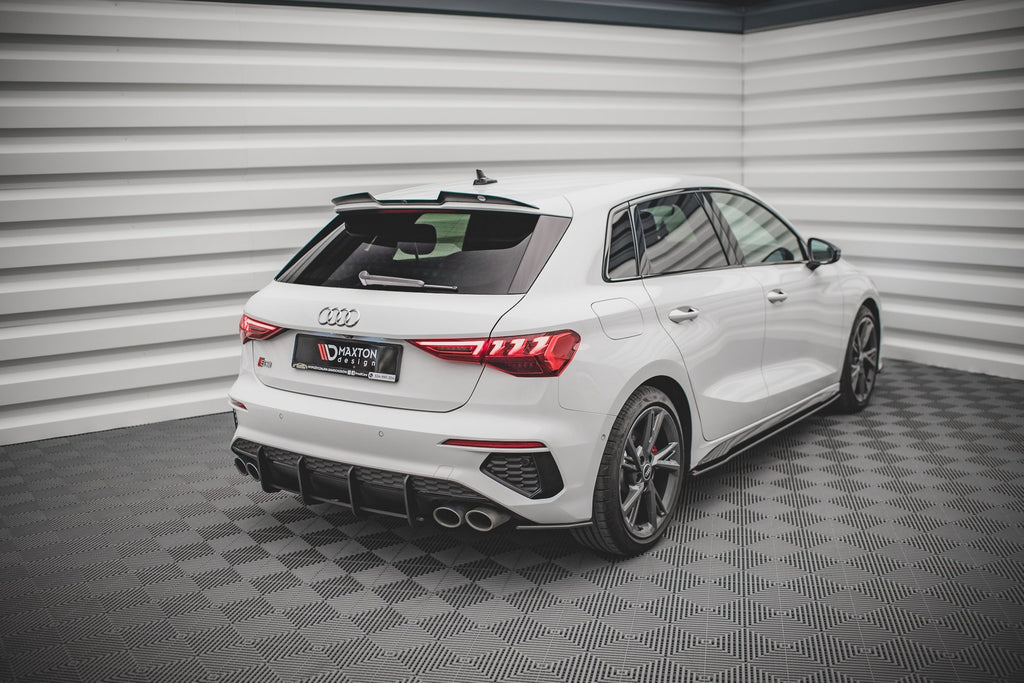 Maxton Design Street Pro Heck Ansatz Flaps Diffusor passend für Audi S3 Sportback 8Y