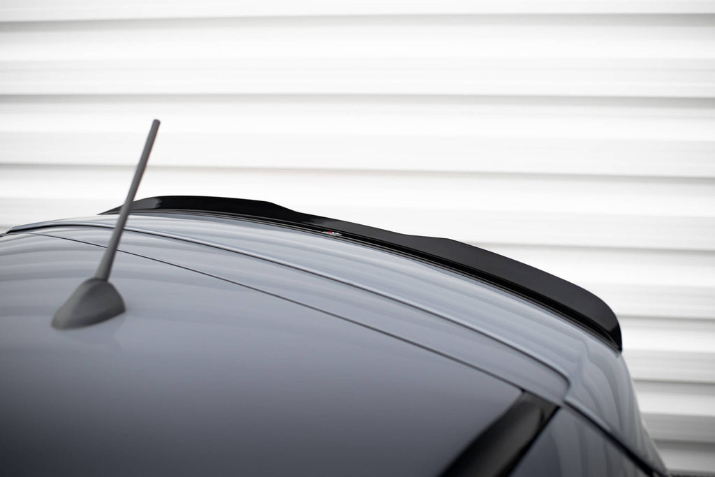 Maxton Design Spoiler CAP passend für Ford Focus ST Mk3 Kombi schwarz Hochglanz